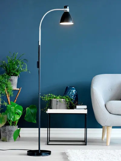 Aurora Podna lampa, 155cm, Crna