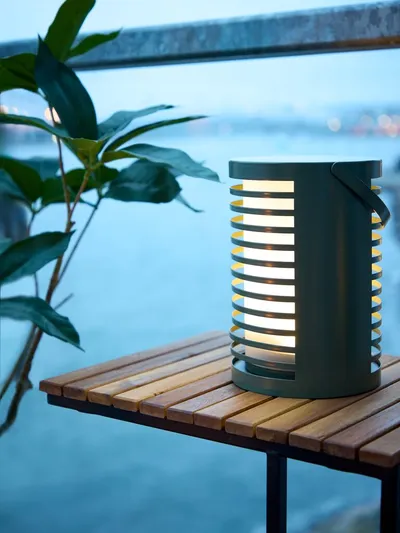 Aurora Lampa na baterije, LED, Maslinasta