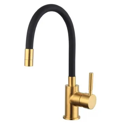 Aqua Lux Baterija za sudoper Flexi, Zlatna