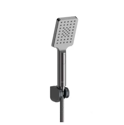 Valvex Tuš ručka sa crijevom i nosačem Gun Metal Ars, Siva