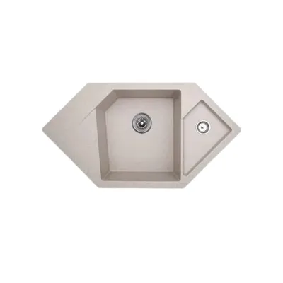 Metalac Sudoper Xgranit Diamond, Bež