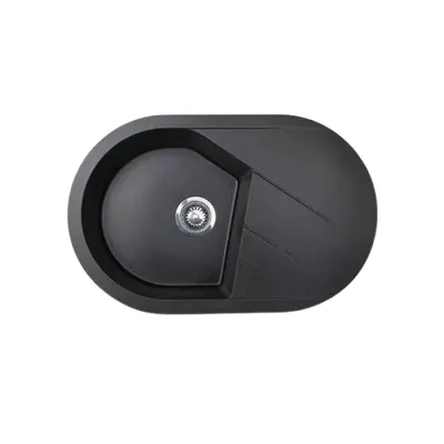 Metalac Sudoper Xgranit Vesta Plus, Crna