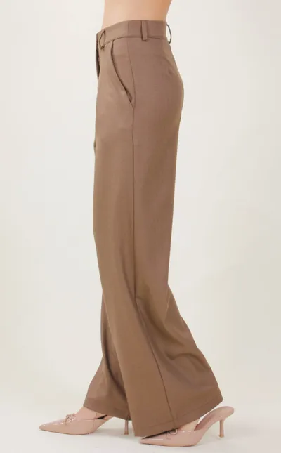 Myastreet Ženske pantalone, Braon