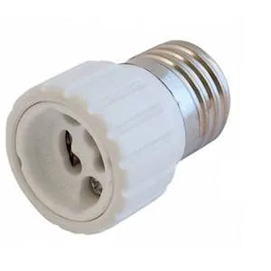 Adapter za sijalicu E27 - GU10 bijela
