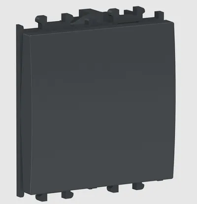 SCHNEIDER ELECTRIC Easy Styl prekidač, 1P, 2 modula crni