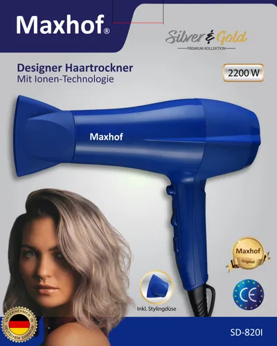 Maxhof Home Fen za Kosu SD-820I, Plava
