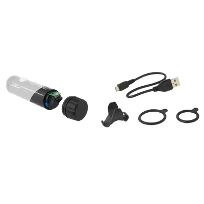 Force Prednje svjetlo za biciklo Pen, 200lm, USB, Crno