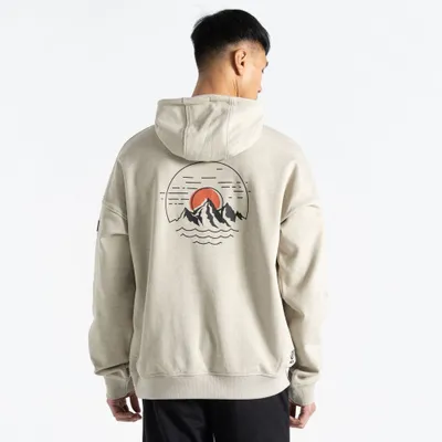 Dare2B Muška dukserica Distinctly Hoodie Willow Grey Marl, Siva
