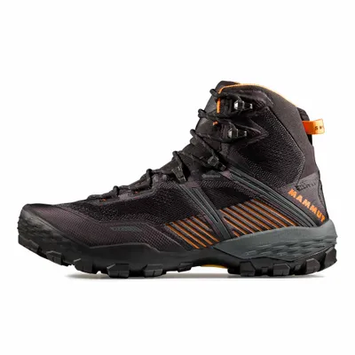Mammut Muške gležnjače za planinarenje Ducan II High GTX, Crno-narandžaste