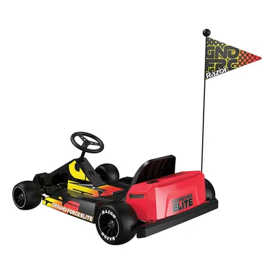 Razor E-karting vozilo za decu, Crno-crveno