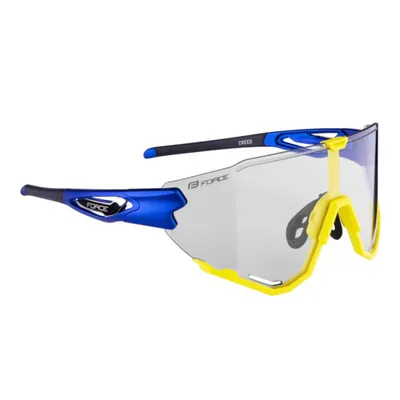 Force Naočare Creed Blue/Fluo Photochron stakla, Plavo-žute