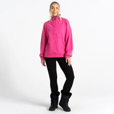 Dare2B Ženska dukserica Recoup II Half Zip Sweatshirt, Roze