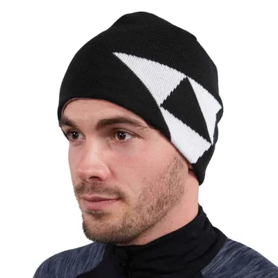 Fischer Muška kapa Logo Reversible, Crno-bijela
