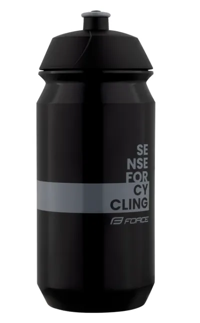 Force Bidon Fine, 0.5L, Crni