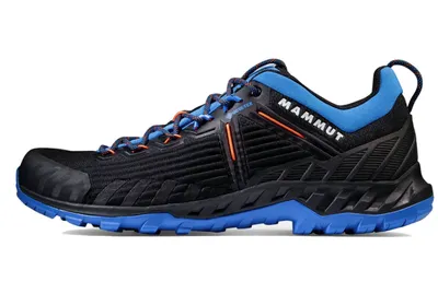 Mammut Muške patike Alnasca Knit III Low GTX Glacier, Crno-plave