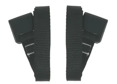 Peruzzo Set 2 remena za bicikle, Sa kopčom, 100cm, Crni