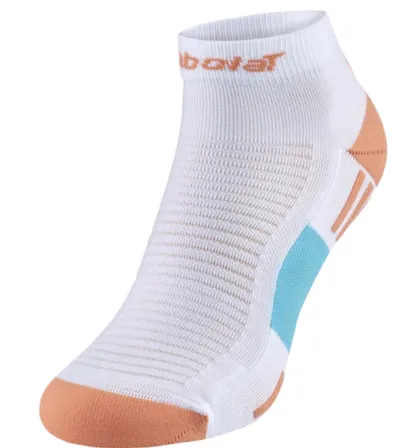 Babolat Čarape Padel Quarter, Bijelo-narandžaste