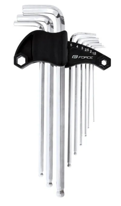 Force Imbusi, Set 9 komada, 1.5-10mm, U držaču