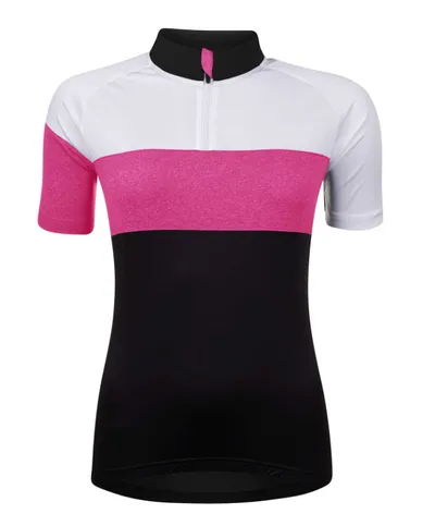 Force Sportska majica View Lady Kratki rukav, Crno-roze