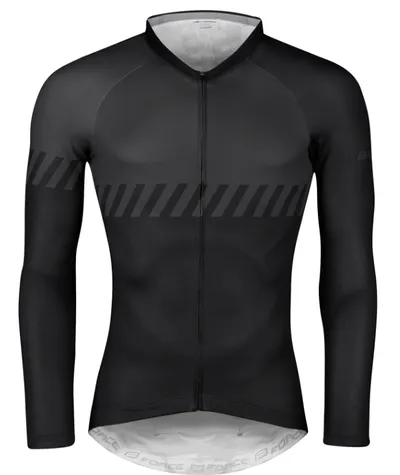Force Termalna majica dugih rukava Fashion, Sivo-crna