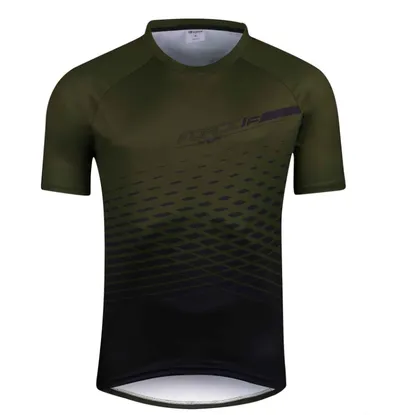Force Sportska majica MTB Angle Kratki rukav, Maslinasta