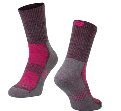 Force Čarape Polar, Sivo-roze