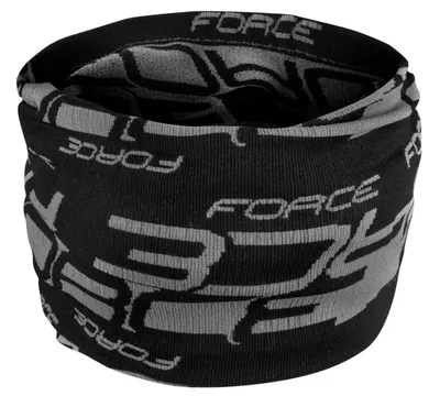 Force Višenamjenski zimski sportski šal, Crno-sivi