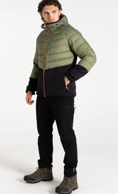 Dare2B Jakna Torrek Mountain Hybrid, Maslinasto-crna