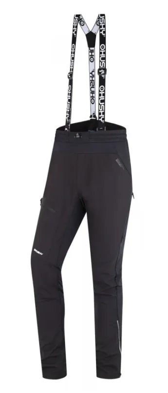 Husky Muške pantalone, Sa tregerima Kixees, Crne