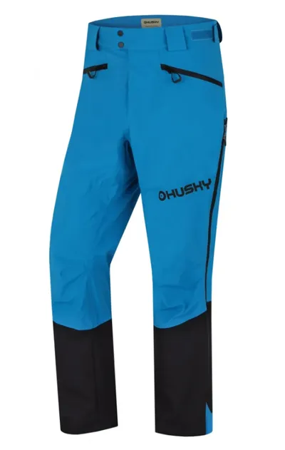Husky Muške pantalone Hardshell Kippe, Plavo-crne