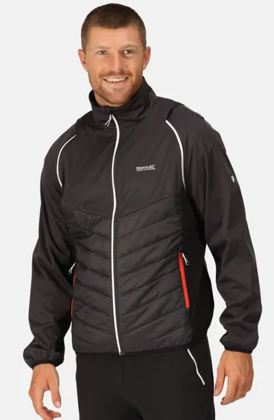 Regatta Outdoors Muška jakna Stern Hybrid Ash, Crna