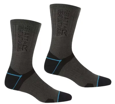 Regatta Outdoors Ženske čarape Blister Protection II Ash, Sive