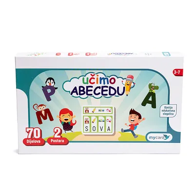 Vrabac Edukativna slagalica Plumi, Učimo abecedu