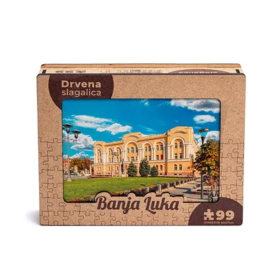 Vrabac Drvene puzle Souvenirs, Gradovi, Banja Luka