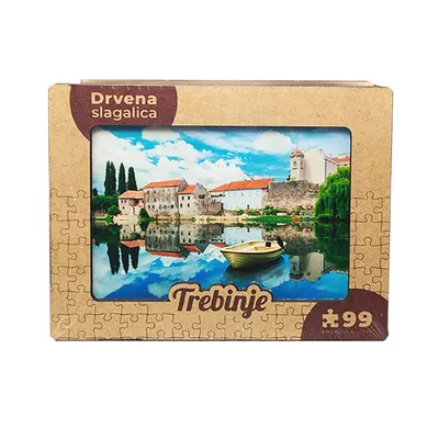 Vrabac Drvene puzle Souvenirs, Gradovi, Trebinje