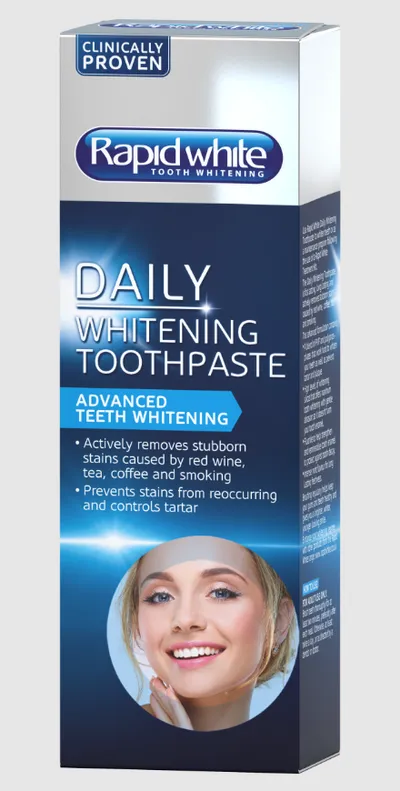 Rapid white daily whitening pasta za izbjeljivanje zubi 100ml