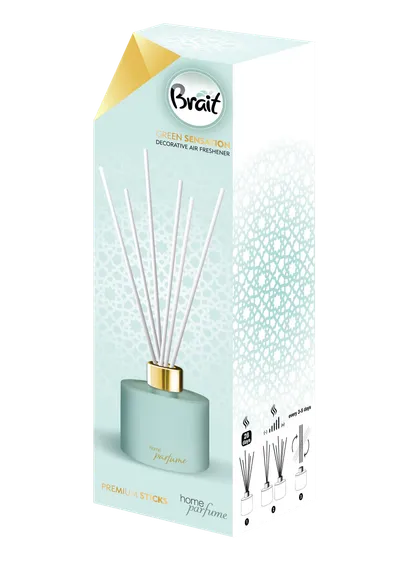 Brait osvježivač prostora Premium štapići Green Sensation 100ml