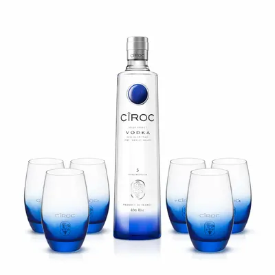 Ciroc vodka 40% 0.70l + GRATIS čaše