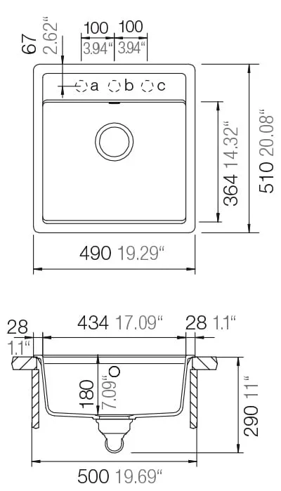 Granitni sudoper SCHOCK Nemo N-100S – Made in Germany