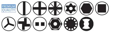 TOOLCRAFT HT02183 820952 bit komplet 75-dijelni