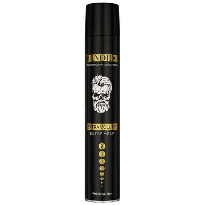 BANDIDO Lak za kosu Black 400ml