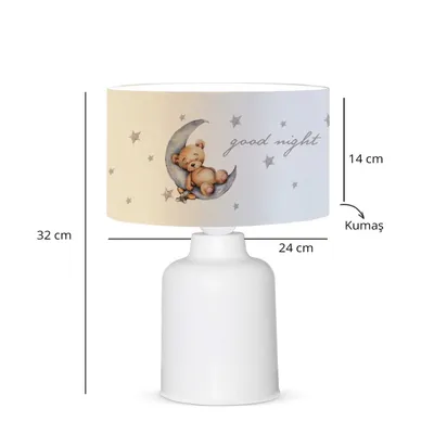 Prado Stolna lampa Medo za djecu
