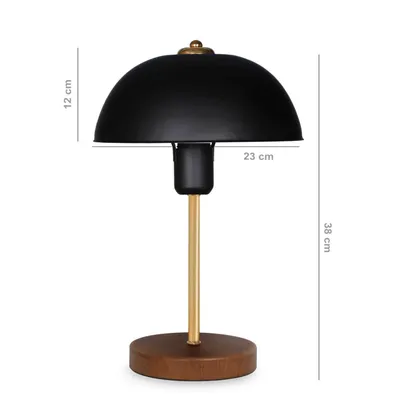 Prado Stolna lampa Kai crna