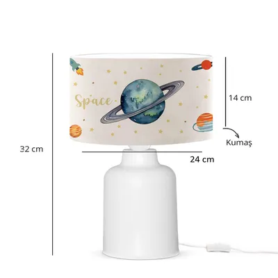 Prado Stolna lampa Space za djecu