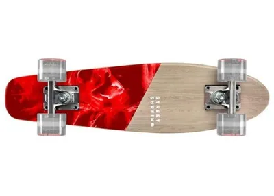 SKATEBOARD STREET SURFING BLOODY MARY black-wood-red