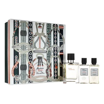 Hermes Terre D'hermes 50ml EDT + 40ml After Shave + 40ml Shower Gel Man