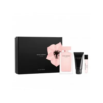 Narciso Rodriguez For Her 50ml Edp + 7.5ml + 50ml Body Lotion