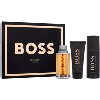 Hugo Boss The Scent 100ml EDT + 100ml SG + 150ml Deodorant Man