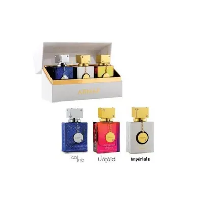 Armaf Club De Nuit Iconic 30ml + White Imperiale 30ml + Untold 30ml