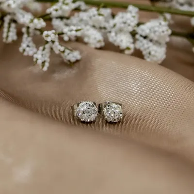 ARA HYPOALLERGENIC Naušnice cirkon bijela 5mm